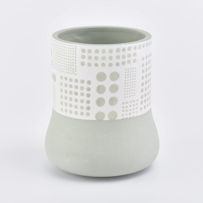 ceramic candle jars manufacturer 6oz 8oz unique tealight holders wholesale