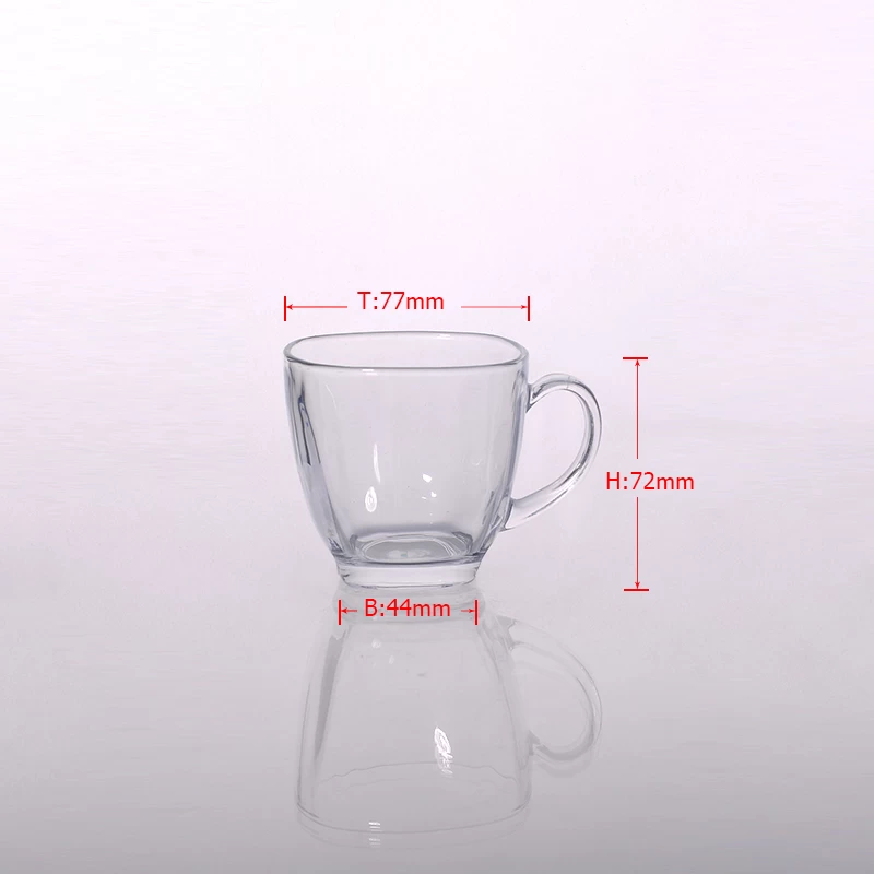 Glass tea cup from Sunny Glassware