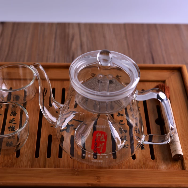  Borosilicate big  tea pot with paster