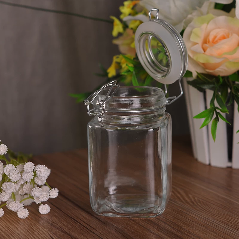 Clear glass mason jar /storage jar for food jam
