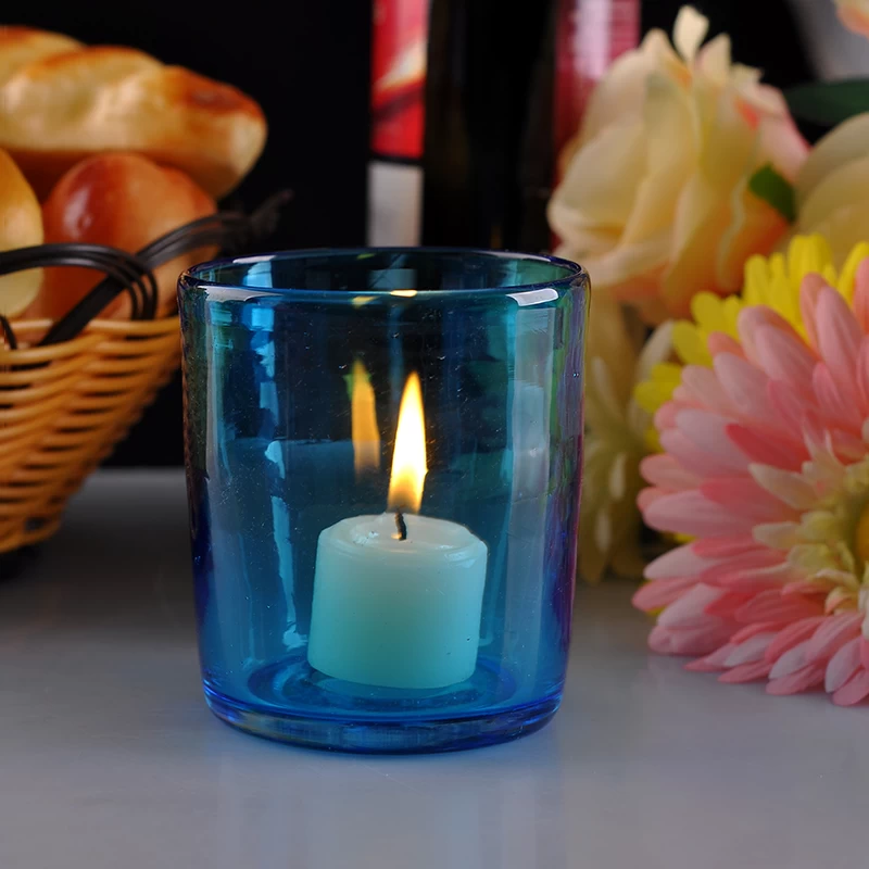 colored candle holder