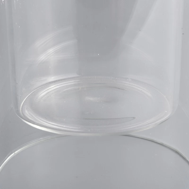 8oz double wall glass luxury jar for wholesale 