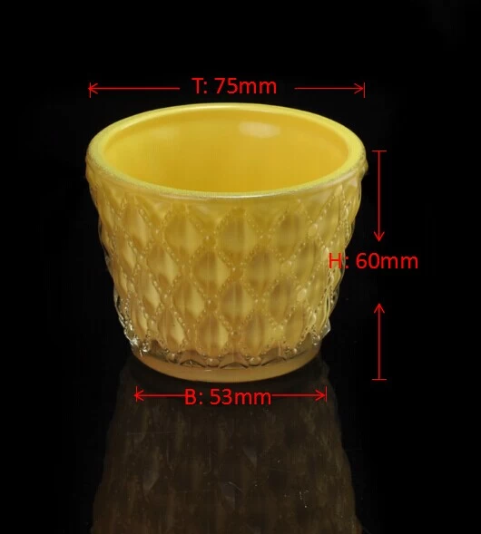 Wholesale promotional votive clear glass candle holder for wedding or home/table decoration