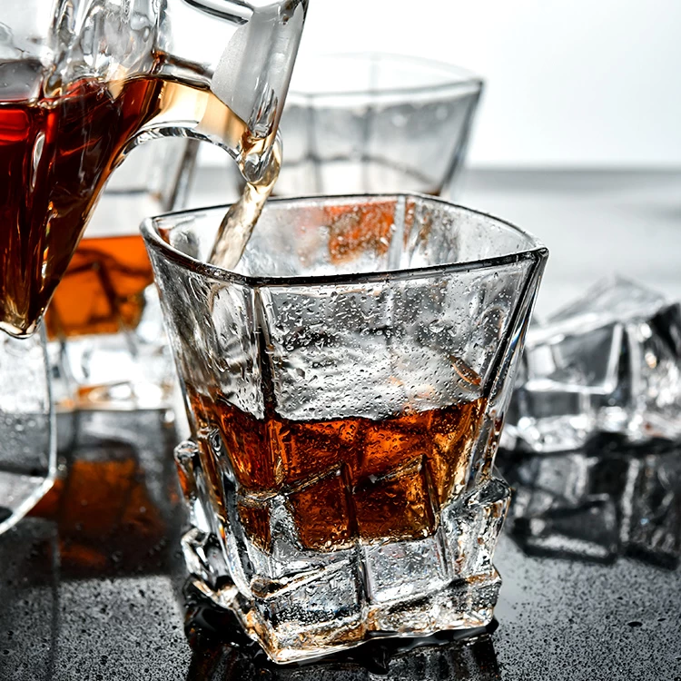 cube whisky glass sets