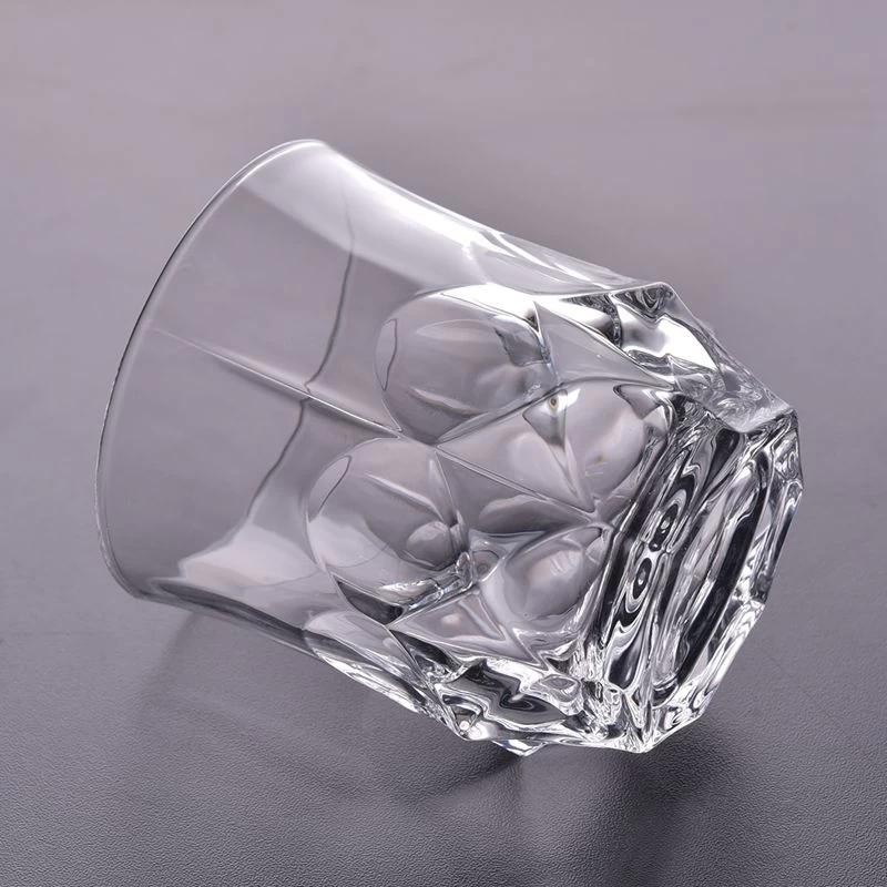 Luxury design high white whisky glass cup
