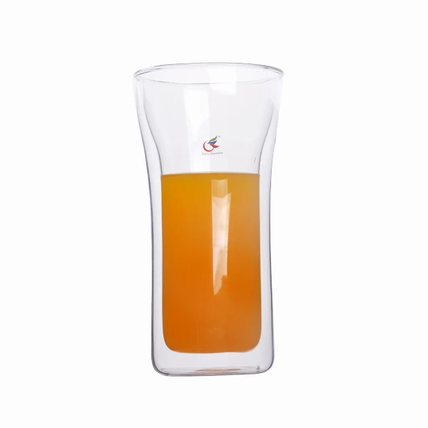 glass milk cup,double wall glass