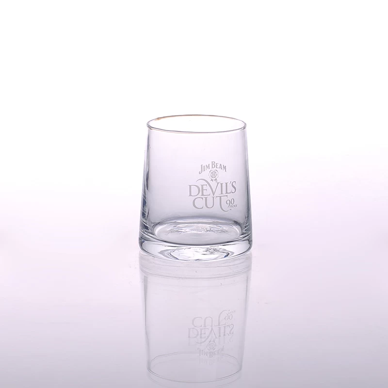 Wholesale high quanlity drinking glass tumbler stemless wine glass cup