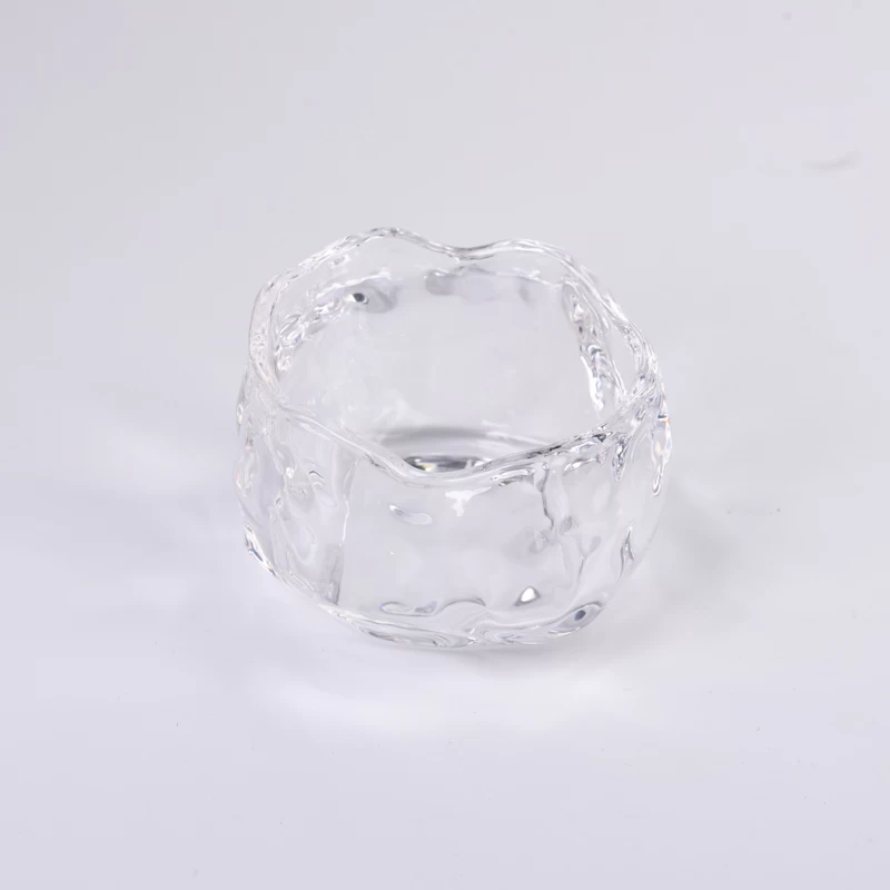 New mini glass candle holder for candle making wholesale