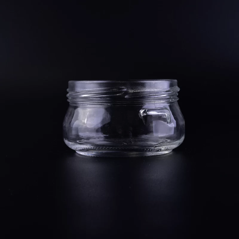 Homologous cosmestic glass jar with screw top