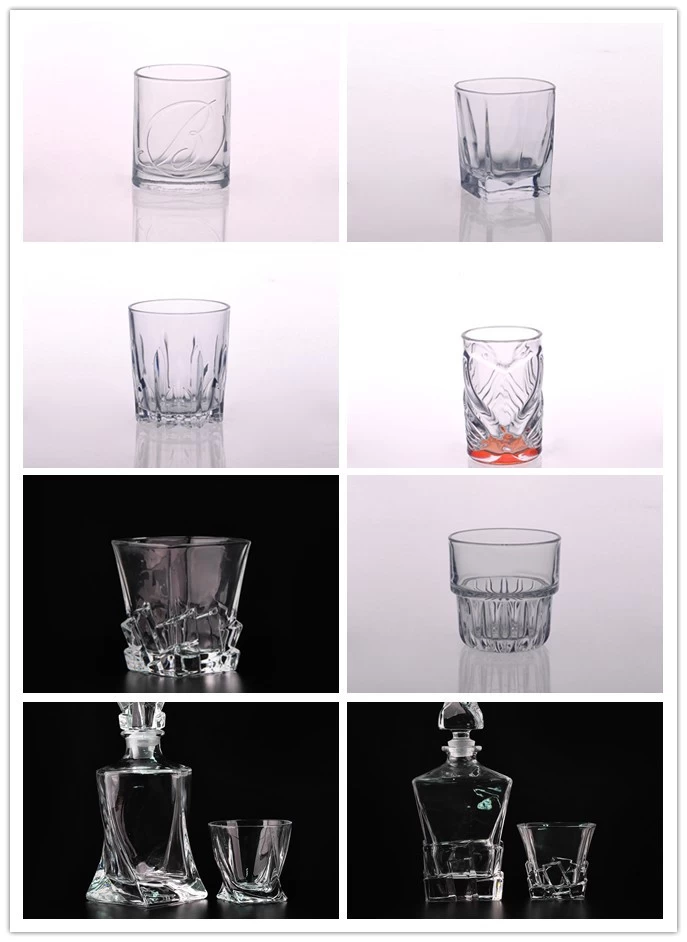 Stock Stock of various hight quality whiskey glass