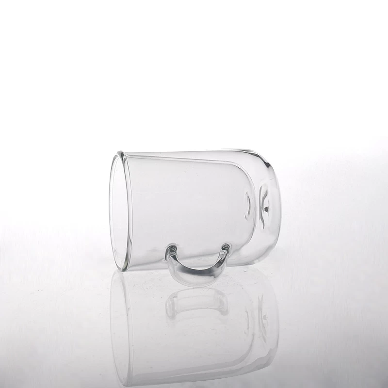 glass double wall mug