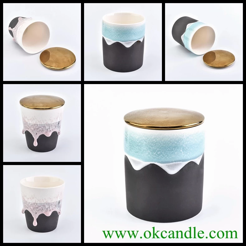 decorative ceramic candle jars