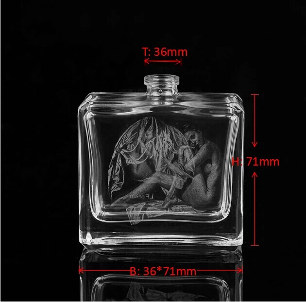 new custom unique shape women cologne glass parfum bottle empty perfume bottle