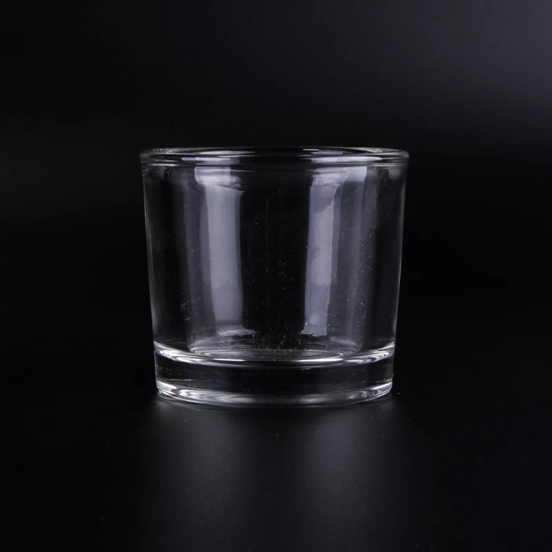 Transparent 80ml small thick wall tealight candle holder