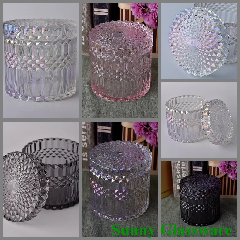 luxury glass candle holders