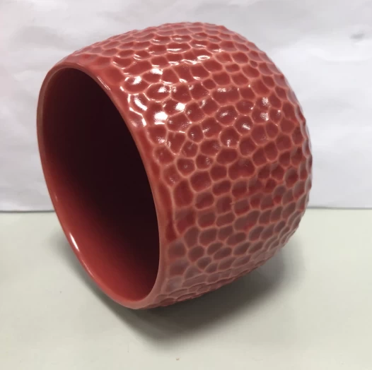 different color honeycomb pattern ceramic candle jar