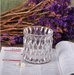 Classic Home Decor Glass Tealight Candle Jar