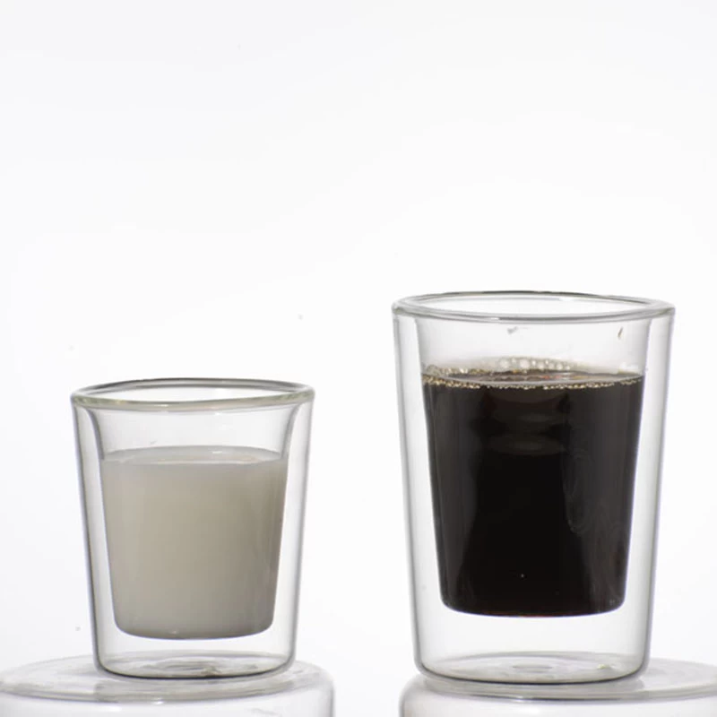 Double Wall Glass Cup For Coffee Tea Water