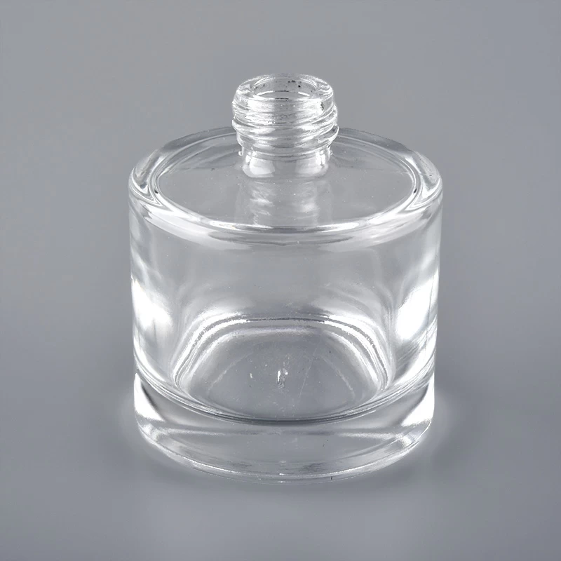 Custom made empty round perfume glass bottle for personal care