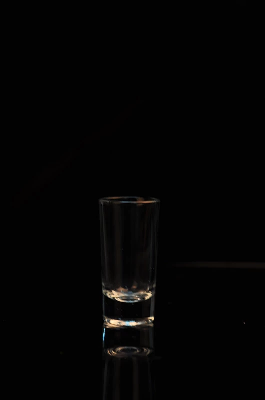 Transparent glass water cup