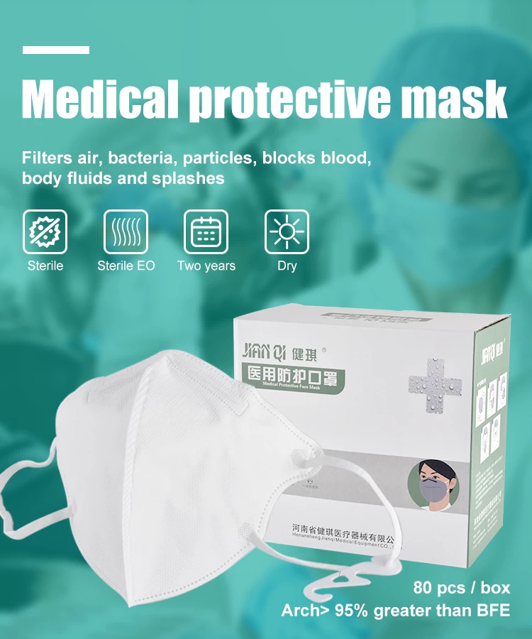 N95 Medical Protective Face Mask Particulate Respirator CE Certificate