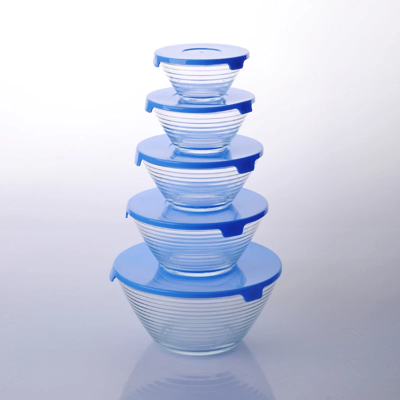 pyrex glass bowls with lid