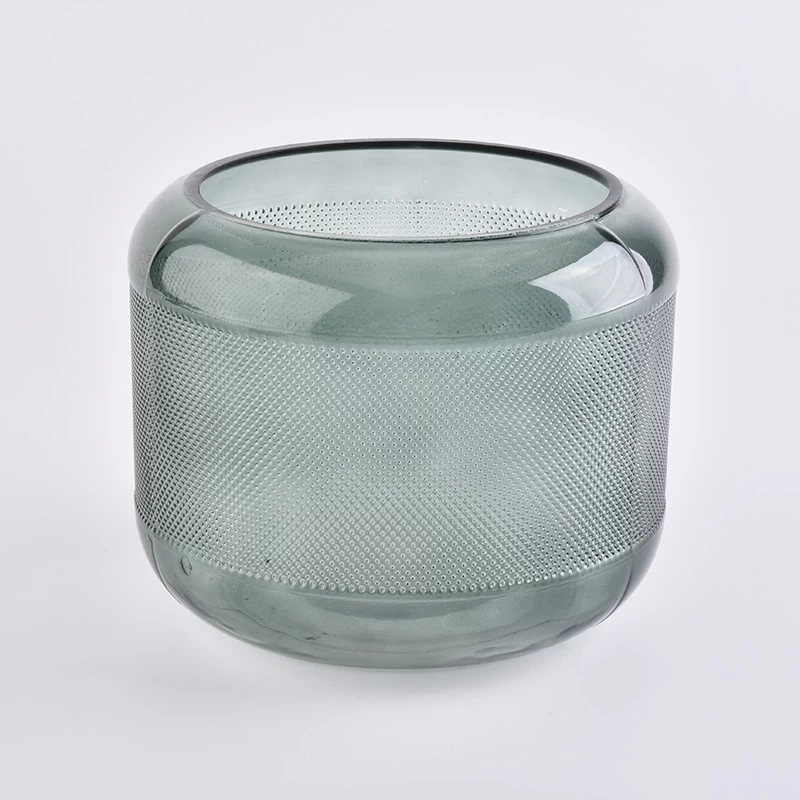 Luxury glass container large capacity glass candle jar wholeales