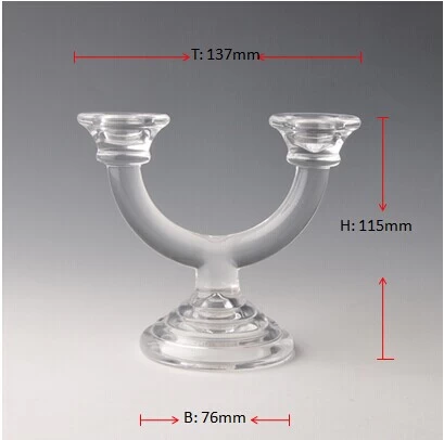 Glass Crystal Wedding Votive Candle Holder Tealights and Taper Candles