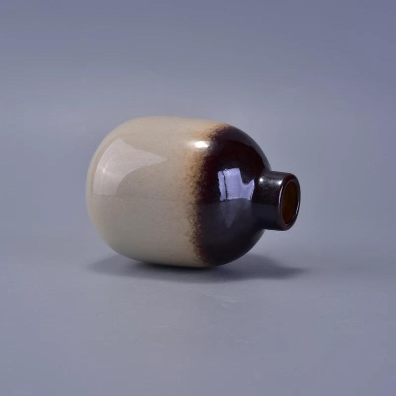 Transmutation glaze ceramic reed diffuser bottle 
