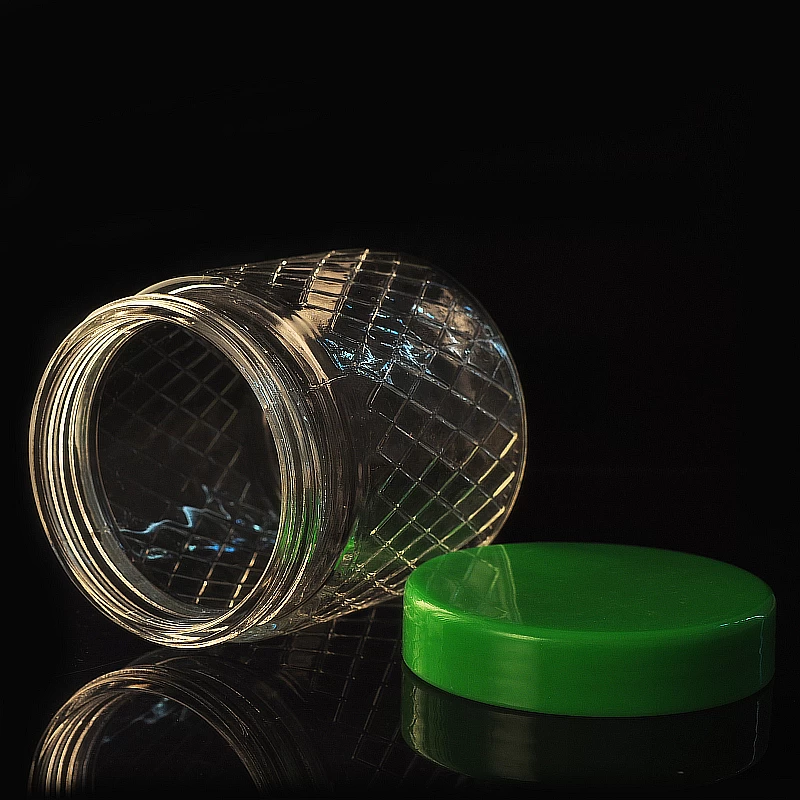 Wholesale glass candle jar with cover