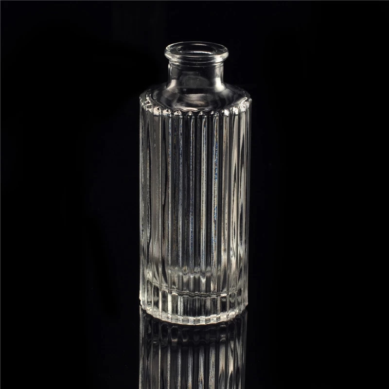 Stripe home fragrance diffuser glass bottles
