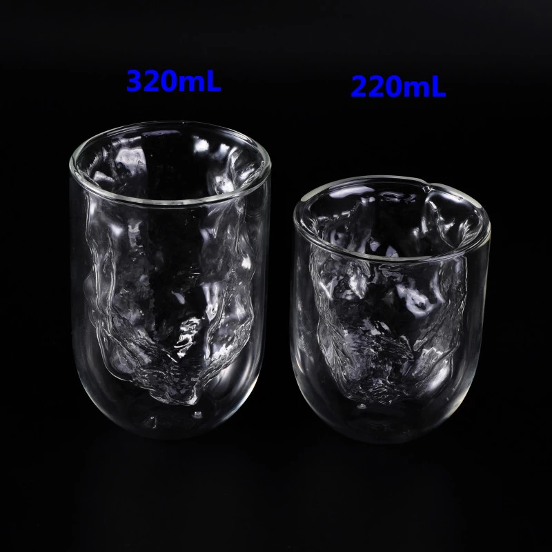 Double Wall Glass With Irregular-shaped inner