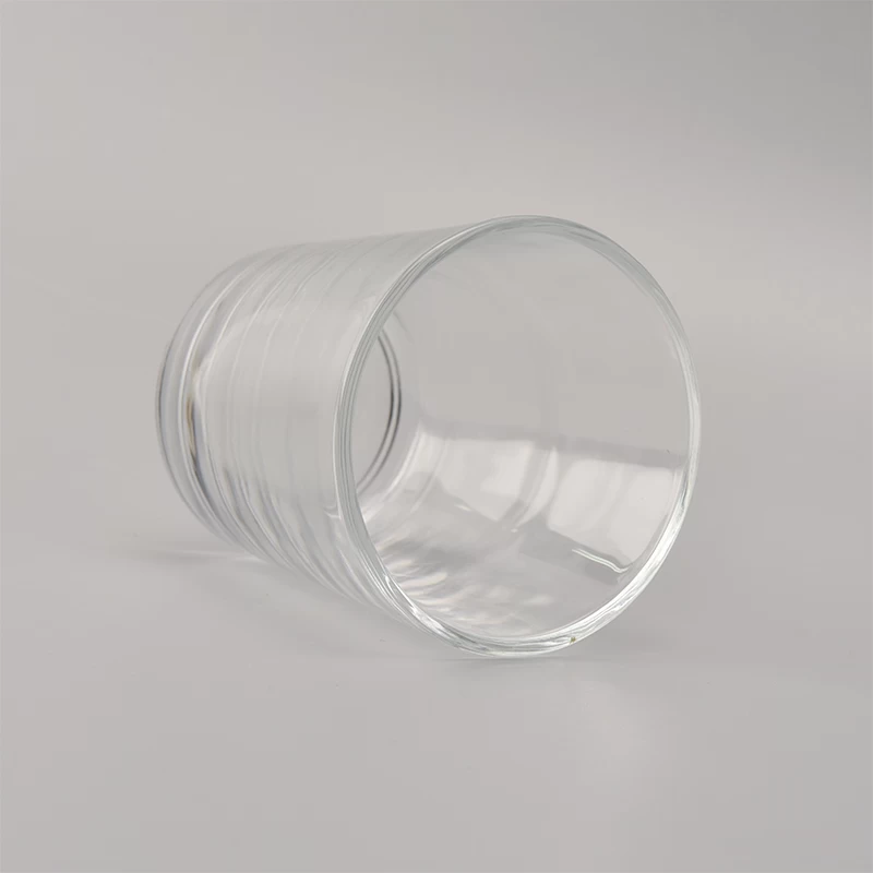 regular 6oz glass clear candle holders 