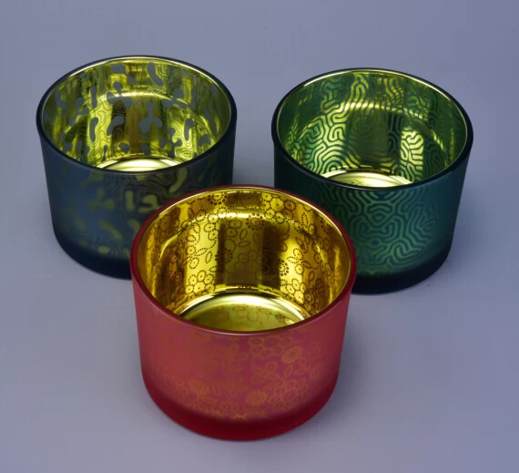 3-wick candle holder glas