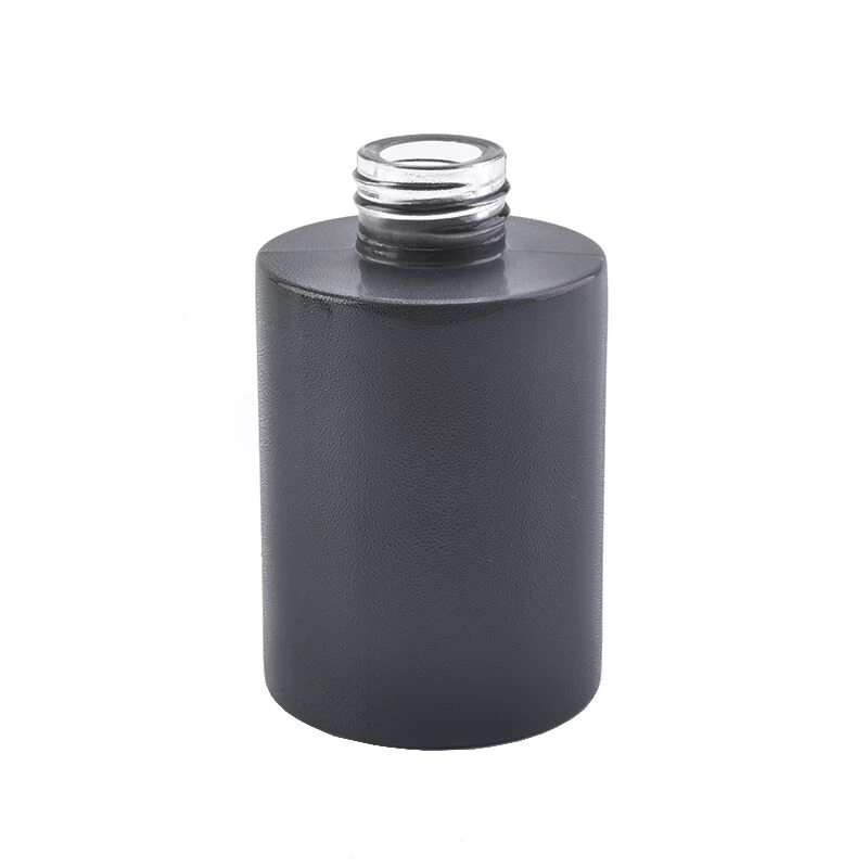 120ml Aroma Diffuser Bottle Glass with Matte Black Color