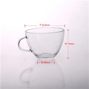 clear glass tea, coffee mug