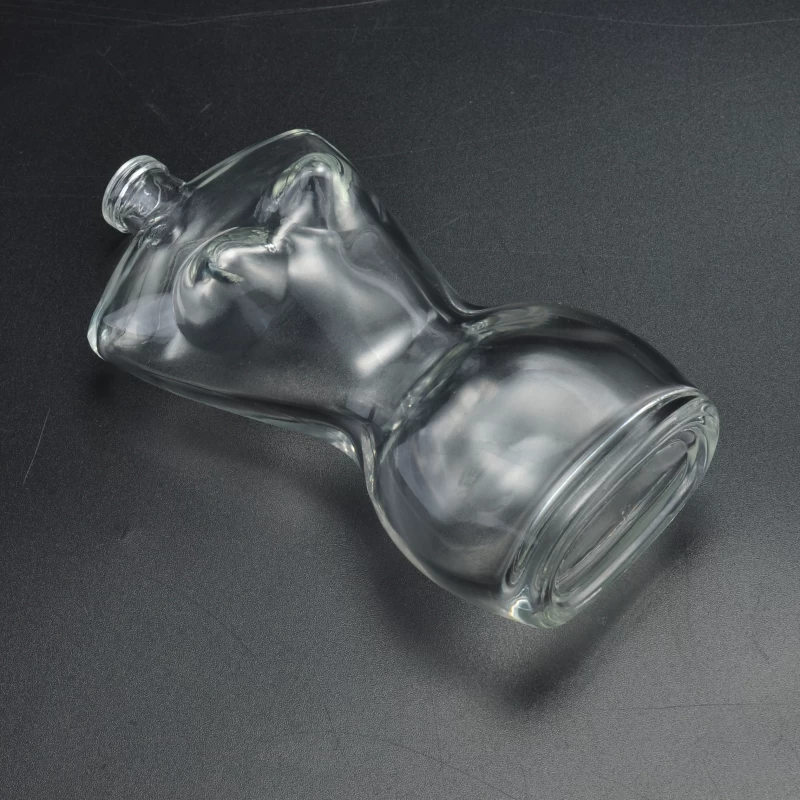 fl. 2.8oz/81ml Clear Perfume Bottlel Nude Figure Belle Glass