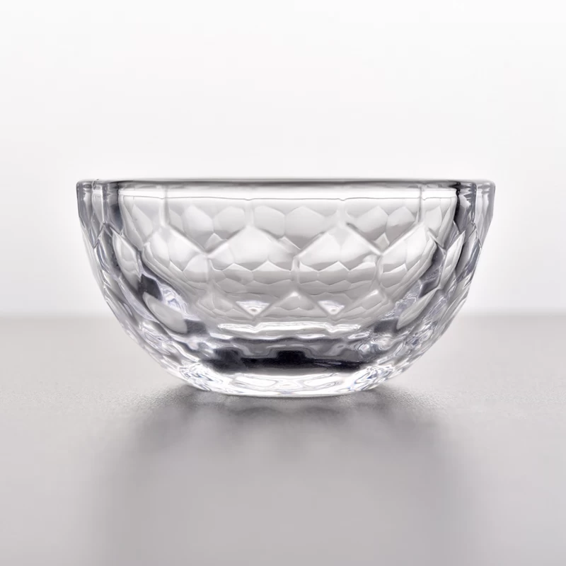 luxury glass candle bowl