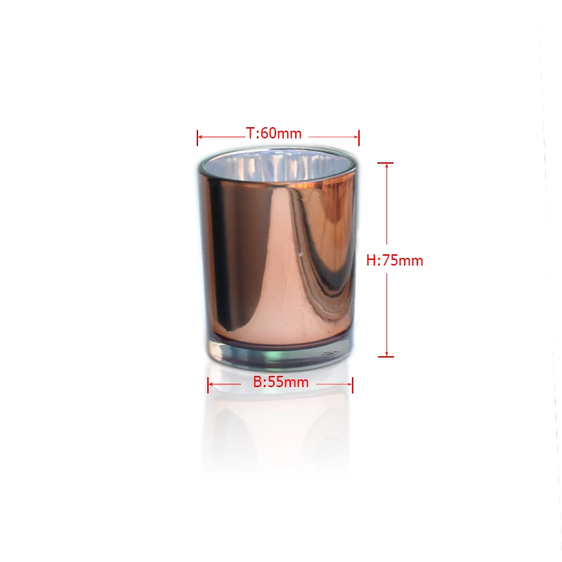 140ml Copper Candle Glass Jar