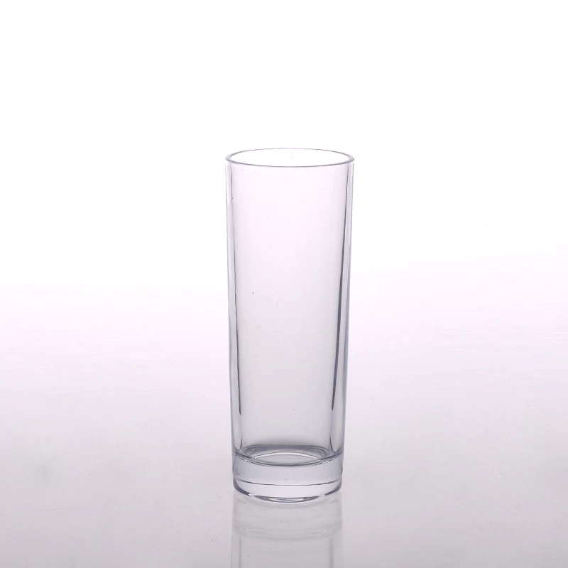 Clear Tall Beverage Glass Juice Drinking Cup for Home Essentials