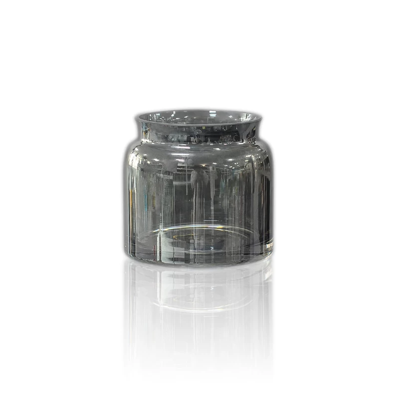 Popular luxury glass candle jars for decoration