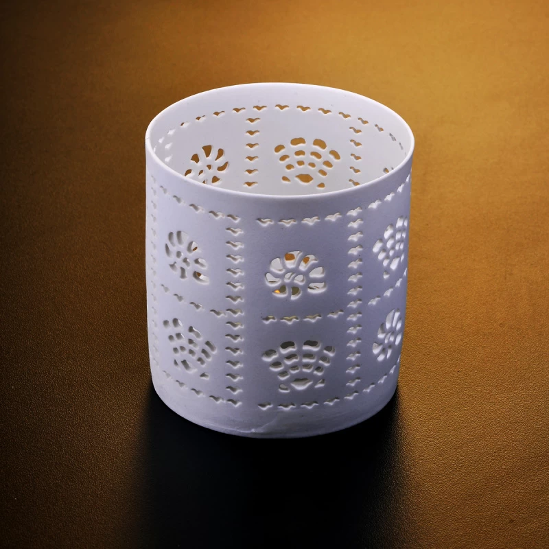 Different shape ceramic candle holder