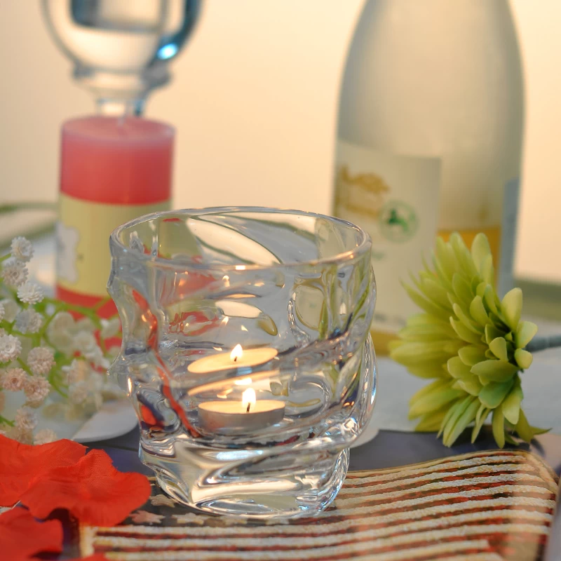 decoration glass candle holder