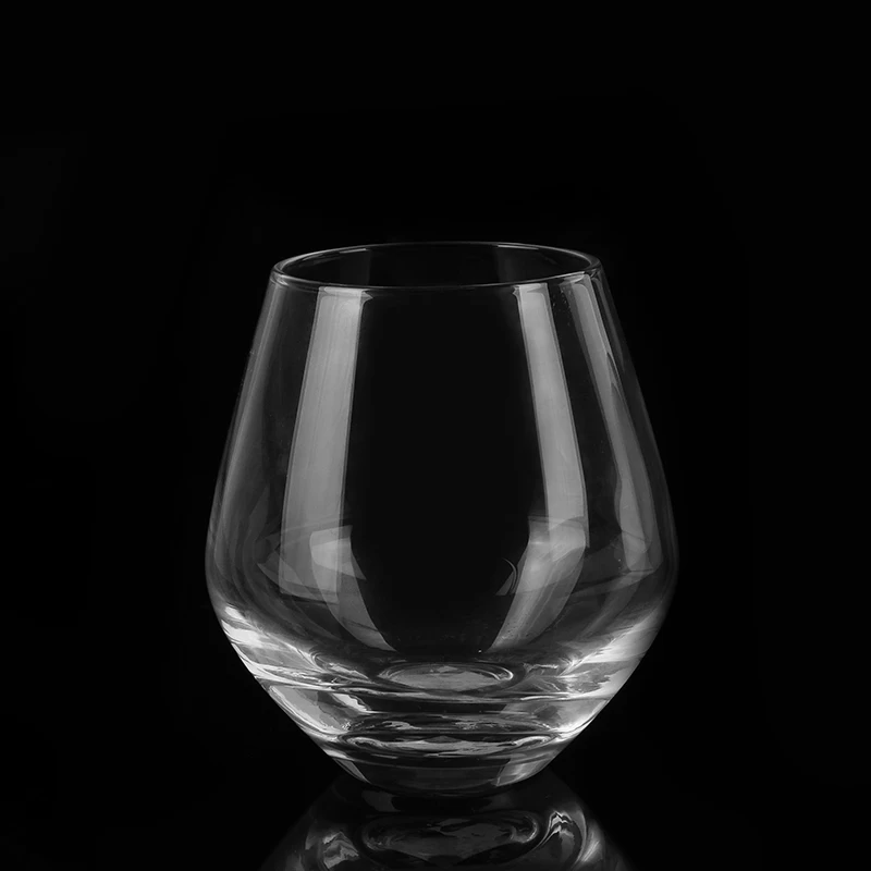 Luxury high quality stemless wine glass