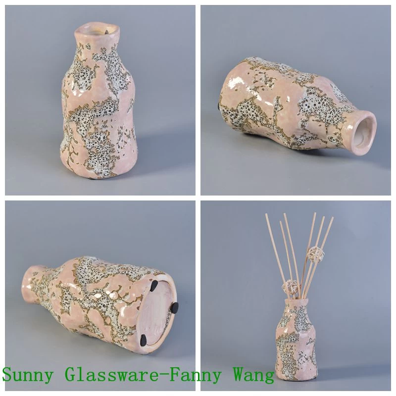 New decoration ceramic diffuser bottles with reed