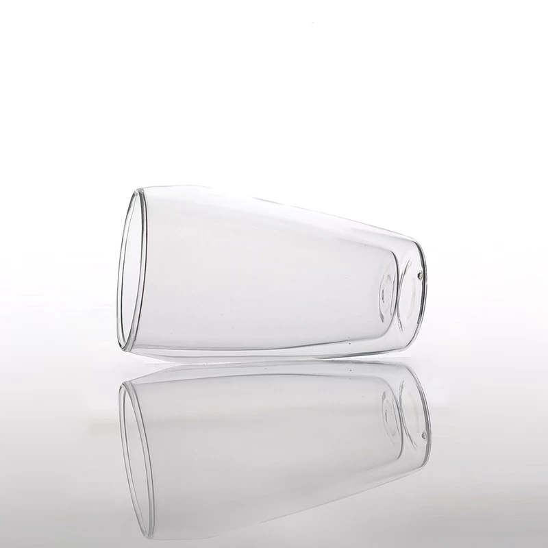 clear double wall glass