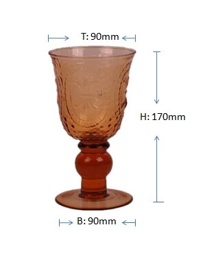 Tall Clear Glass Tealight Candle Holder