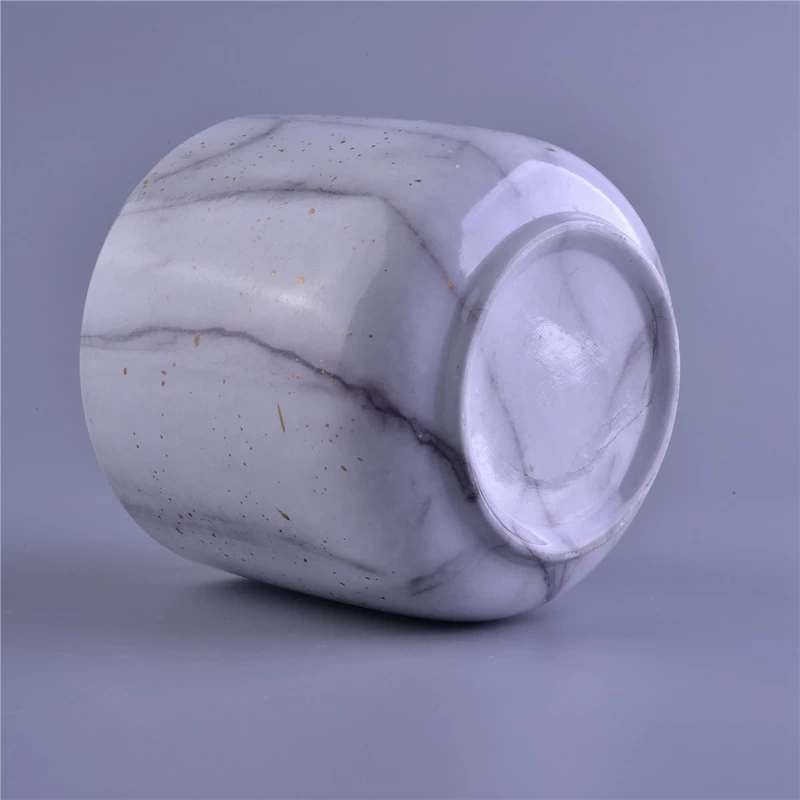 Beautiful round bottom ceramic candle holder 