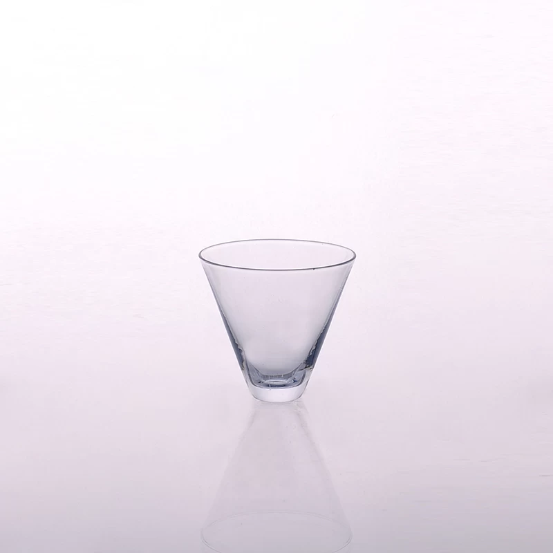 Unique design V shape wine glass whiskey glass