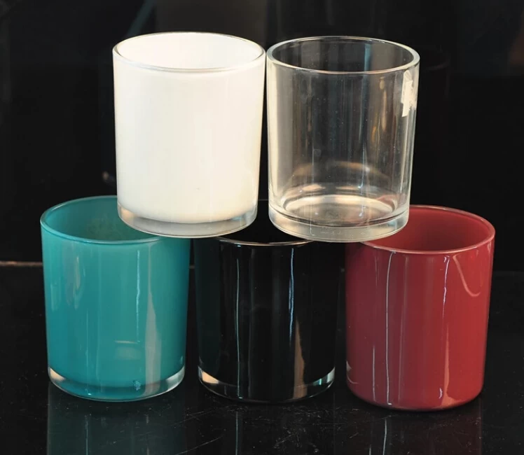 10oz Colored Glass Candle Holder Wholesale